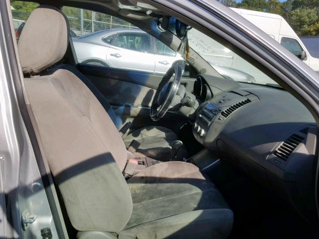 1N4BL11D25C343752 - 2005 NISSAN ALTIMA SE SILVER photo 5