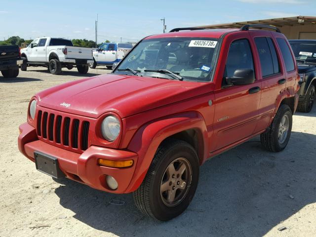 1J4GL58K34W253965 - 2004 JEEP LIBERTY LI RED photo 2