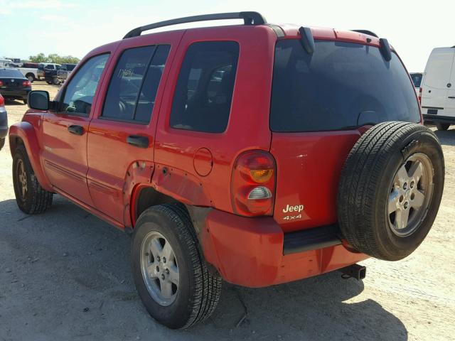 1J4GL58K34W253965 - 2004 JEEP LIBERTY LI RED photo 3