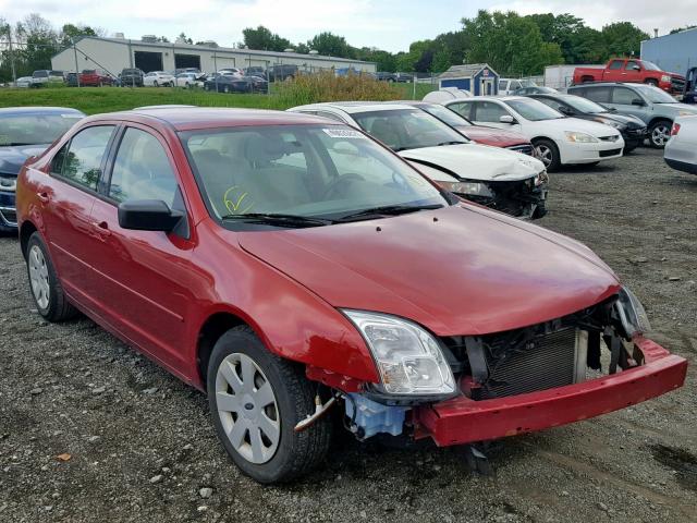 3FAHP06Z37R123425 - 2007 FORD FUSION S RED photo 1