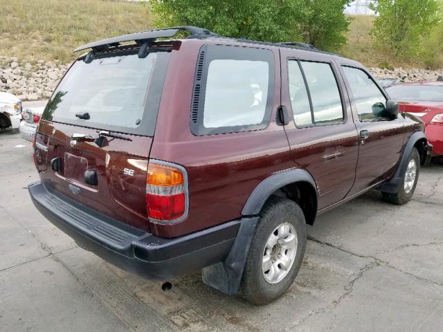 JN8AR05Y8WW239721 - 1998 NISSAN PATHFINDER MAROON photo 4