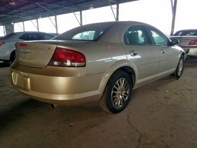 1C3AL56R45N556793 - 2005 CHRYSLER SEBRING TO TAN photo 4