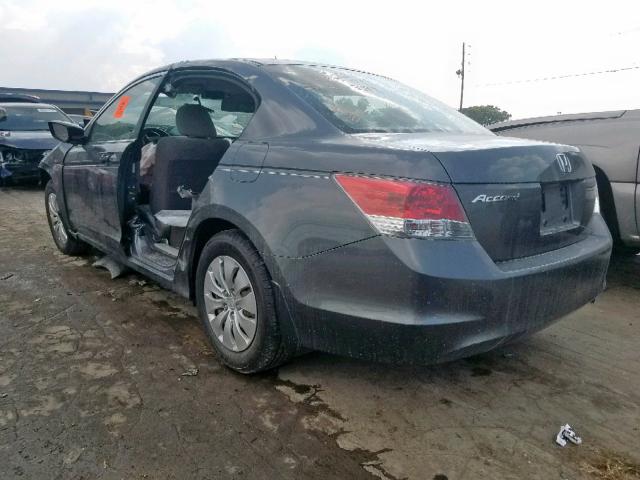 1HGCP2F38AA091831 - 2010 HONDA ACCORD LX GRAY photo 3