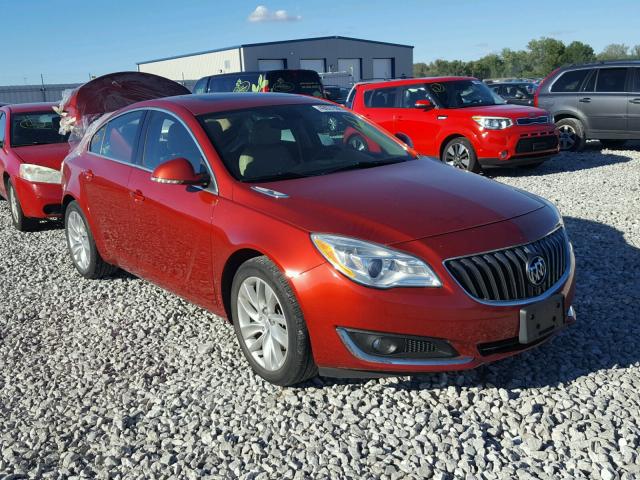 2G4GV5EK9E9293901 - 2014 BUICK REGAL RED photo 1