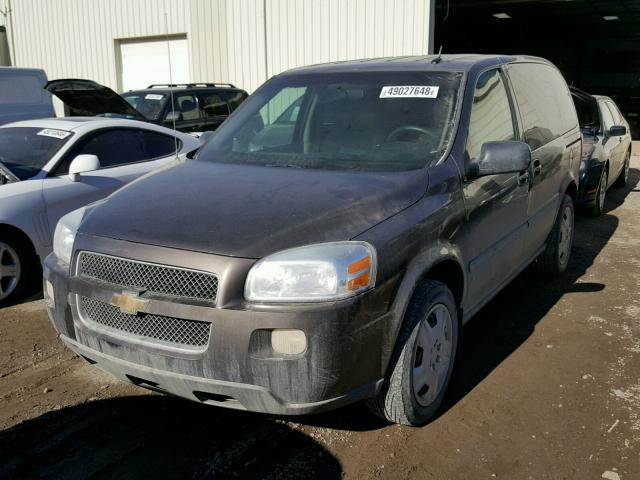 1GNDU23178D110917 - 2008 CHEVROLET UPLANDER L 棕色 照片 2