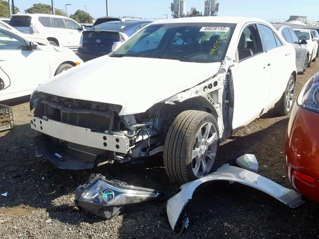 1G6AA5RA6D0173699 - 2013 CADILLAC ATS WHITE photo 2