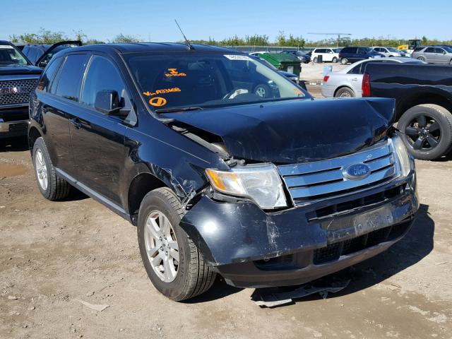 2FMDK38C18BA33168 - 2008 FORD EDGE SEL BLACK photo 1