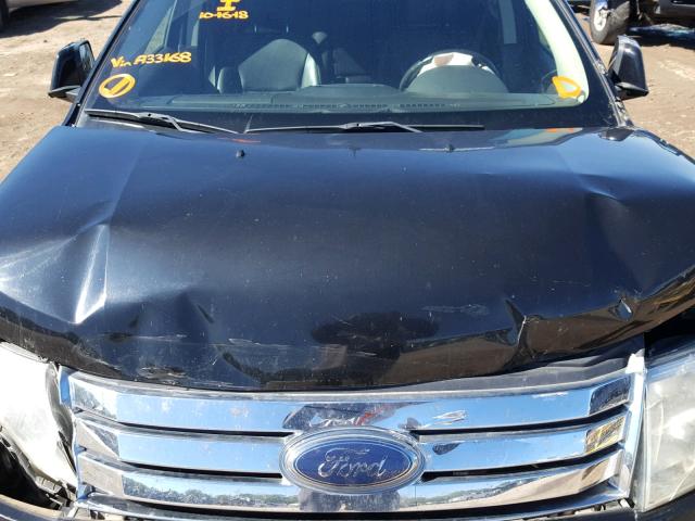 2FMDK38C18BA33168 - 2008 FORD EDGE SEL BLACK photo 7