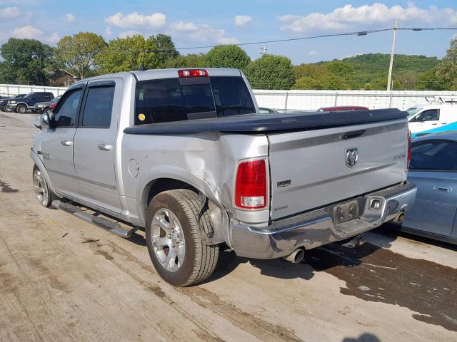 1C6RR7NT2FS765515 - 2015 RAM 1500 LARAM SILVER photo 3