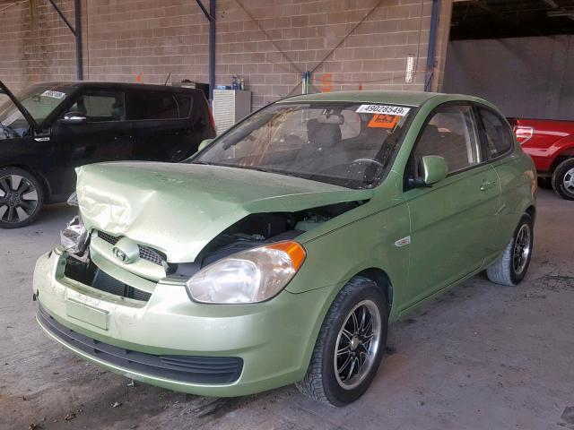 KMHCM3AC8BU186678 - 2011 HYUNDAI ACCENT GL GREEN photo 2