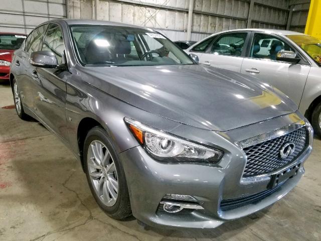 JN1BV7AR4FM415133 - 2015 INFINITI Q50 BASE GRAY photo 1