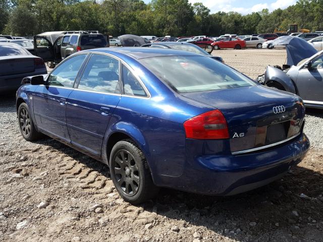 WAUBA34B5XN008379 - 1999 AUDI A6 2.8 QUA BLUE photo 3