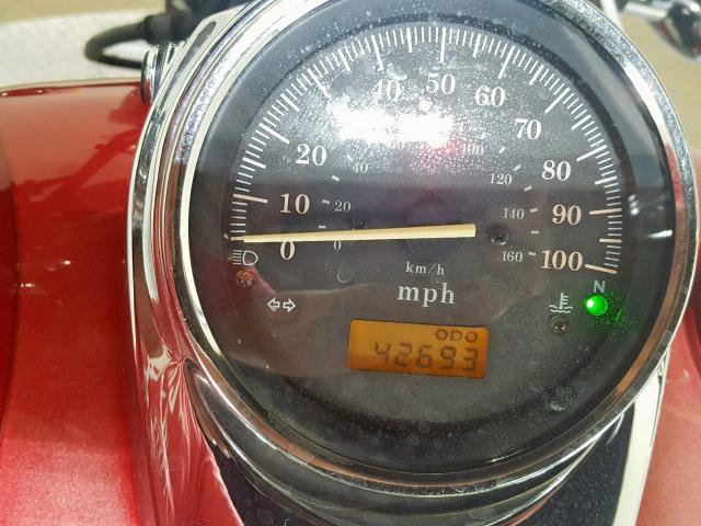 JH2RC44526M000361 - 2006 HONDA VT750 DC RED photo 10