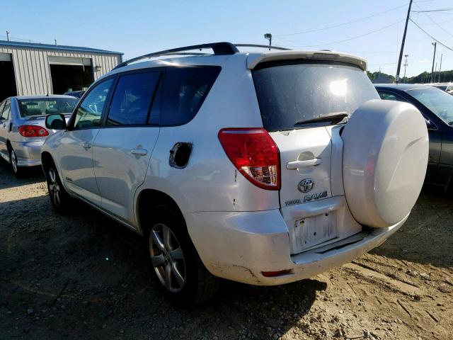 JTMBD31V375095840 - 2007 TOYOTA RAV4 LIMIT WHITE photo 3