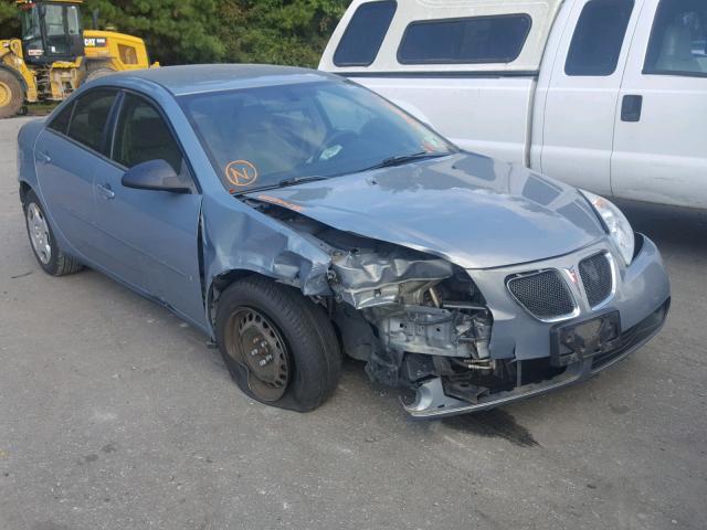 1G2ZF58B274174605 - 2007 PONTIAC G6 VALUE L BLUE photo 1