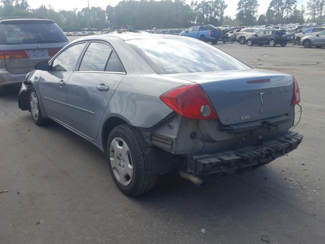 1G2ZF58B274174605 - 2007 PONTIAC G6 VALUE L BLUE photo 3