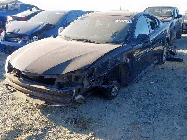 2G2WS522541108273 - 2004 PONTIAC GRAND PRIX BLACK photo 2