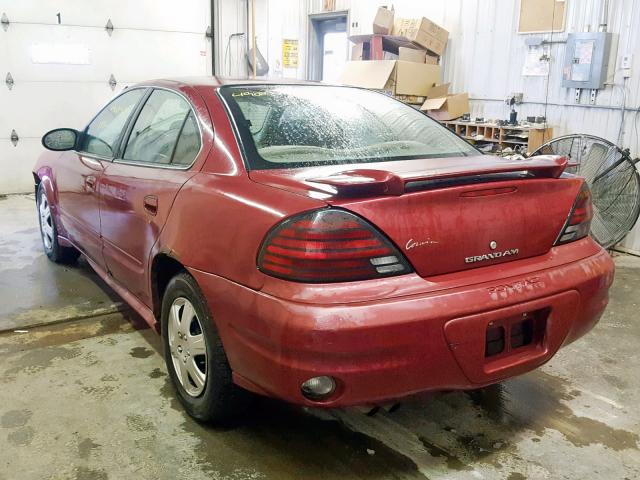1G2NE52EX5M156810 - 2005 PONTIAC GRAND AM S MAROON photo 3
