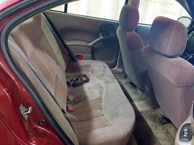 1G2NE52EX5M156810 - 2005 PONTIAC GRAND AM S MAROON photo 6