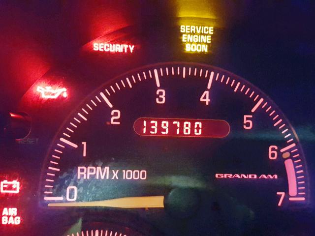 1G2NE52EX5M156810 - 2005 PONTIAC GRAND AM S MAROON photo 8