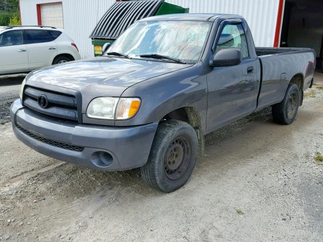 5TBJN32124S444134 - 2004 TOYOTA TUNDRA GRAY photo 2