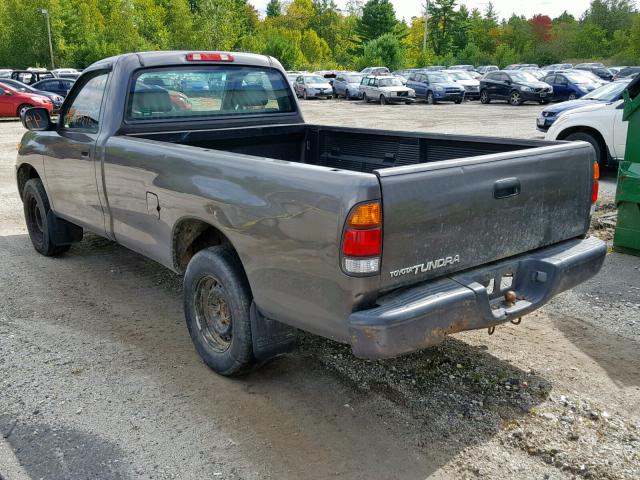 5TBJN32124S444134 - 2004 TOYOTA TUNDRA GRAY photo 3