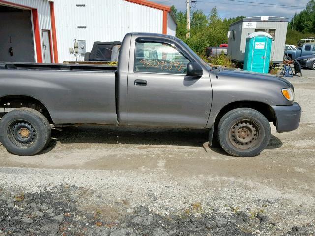 5TBJN32124S444134 - 2004 TOYOTA TUNDRA GRAY photo 9