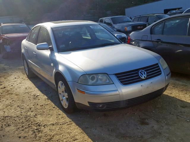 WVWTH63B92E251286 - 2002 VOLKSWAGEN PASSAT GLX SILVER photo 1