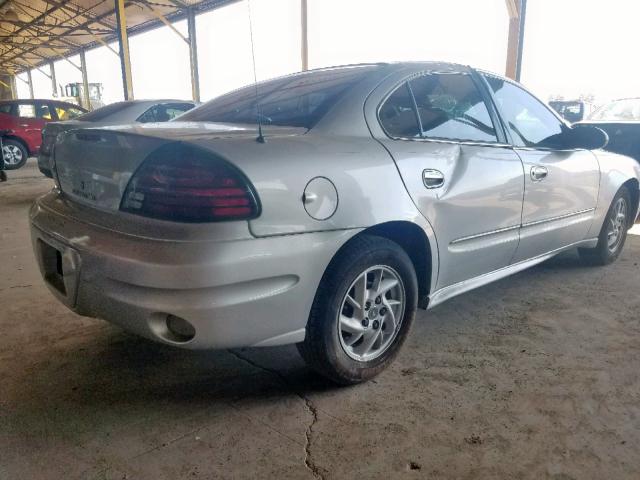 1G2NF52E64M678068 - 2004 PONTIAC GRAND AM S SILVER photo 4