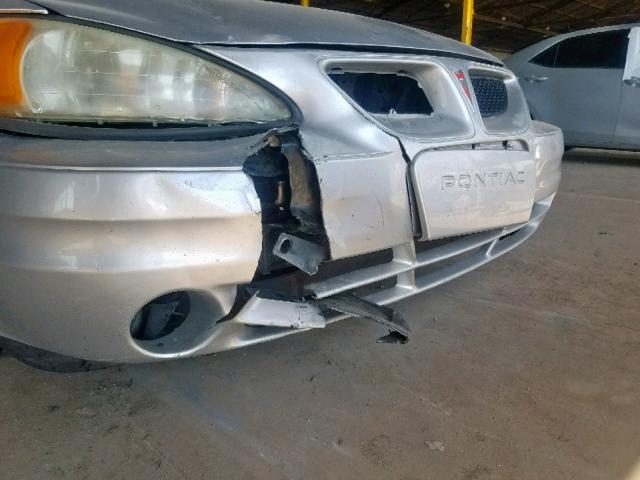 1G2NF52E64M678068 - 2004 PONTIAC GRAND AM S SILVER photo 9