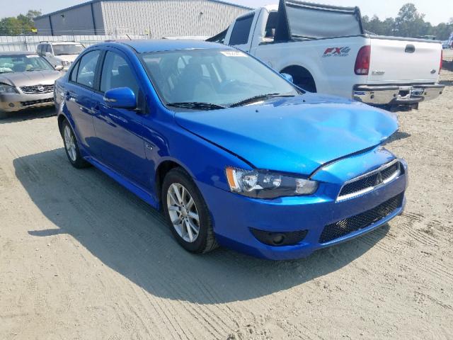 JA32U2FU6FU007473 - 2015 MITSUBISHI LANCER ES BLUE photo 1