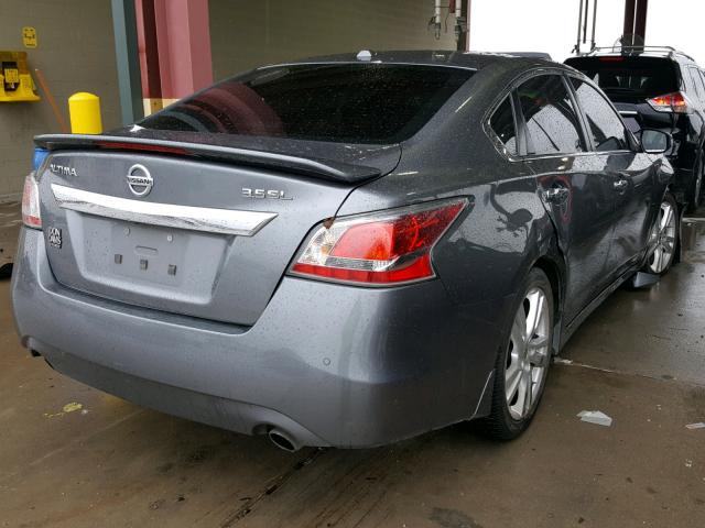 1N4BL3AP9FC285260 - 2015 NISSAN ALTIMA 3.5 GRAY photo 4