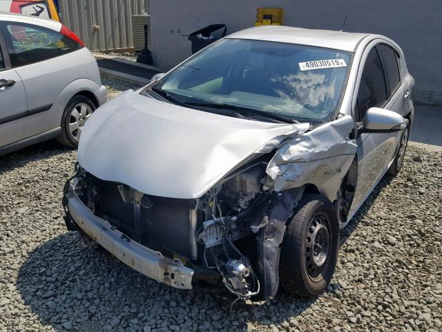 JTDKDTB38D1541609 - 2013 TOYOTA PRIUS C SILVER photo 2