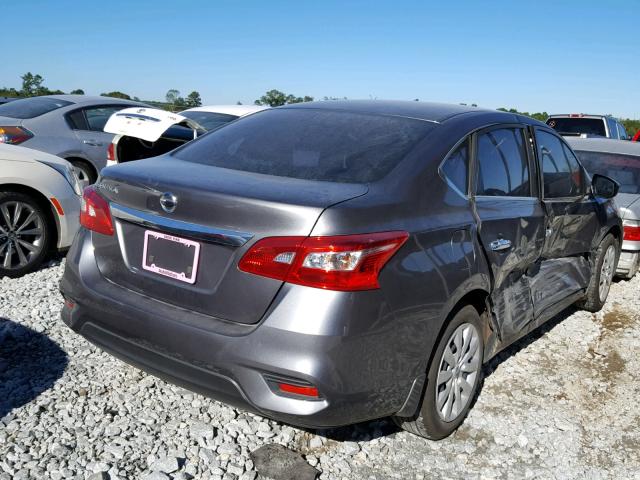 3N1AB7AP5HY228471 - 2017 NISSAN SENTRA GRAY photo 4