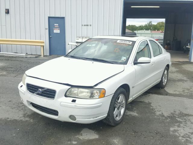 YV1RS592062530205 - 2006 VOLVO S60 2.5T WHITE photo 2