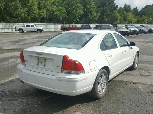 YV1RS592062530205 - 2006 VOLVO S60 2.5T WHITE photo 4