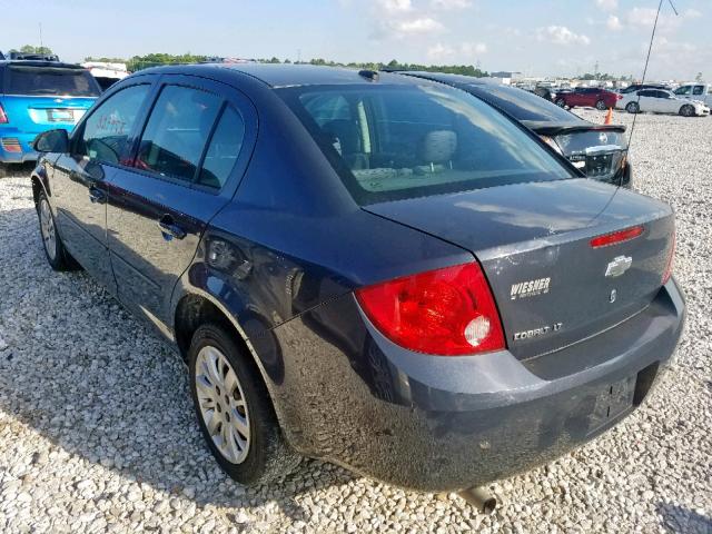 1G1AT58H797113623 - 2009 CHEVROLET COBALT LT GRAY photo 3