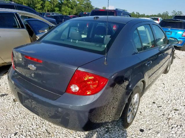 1G1AT58H797113623 - 2009 CHEVROLET COBALT LT GRAY photo 4