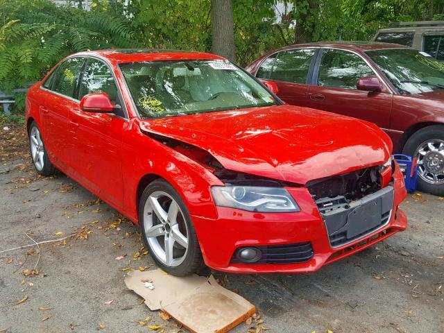 WAUMF78K09N028540 - 2009 AUDI A4 PRESTIG RED photo 1