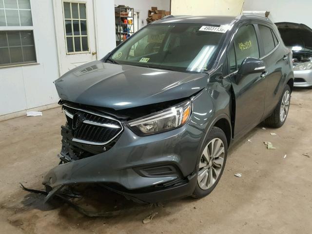 KL4CJASB1HB186298 - 2017 BUICK ENCORE PRE GRAY photo 2