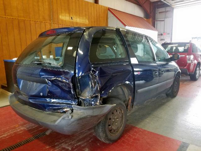 1D4GP25RX6B554014 - 2006 DODGE CARAVAN SE BLUE photo 4