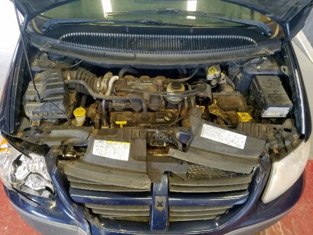 1D4GP25RX6B554014 - 2006 DODGE CARAVAN SE BLUE photo 7