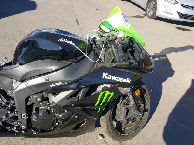 JKAZX4R109A004377 - 2009 KAWASAKI ZX600 R GREEN photo 6