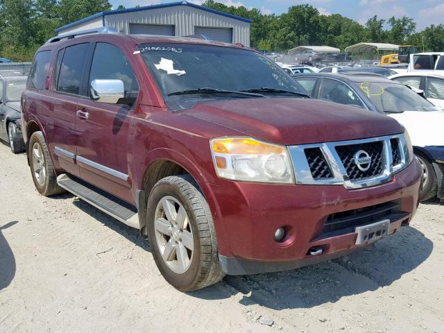 5N1BA0NF5BN603711 - 2011 NISSAN ARMADA PLA BURGUNDY photo 1