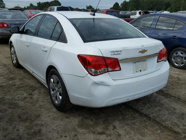 1G1PA5SH8E7466648 - 2014 CHEVROLET CRUZE LS WHITE photo 3