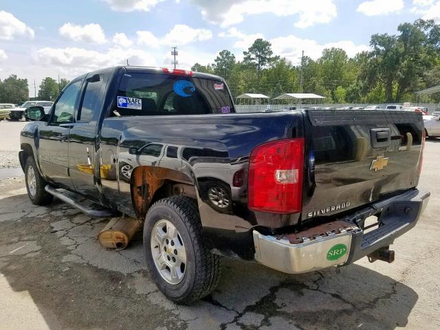 2GCEC19J171669214 - 2007 CHEVROLET SILVERADO BLACK photo 3