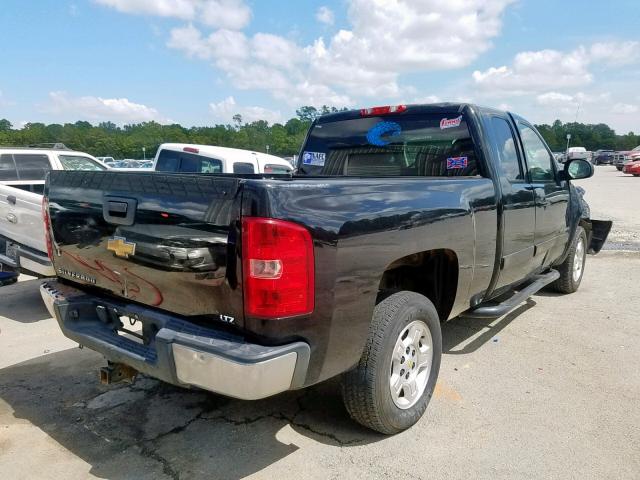 2GCEC19J171669214 - 2007 CHEVROLET SILVERADO BLACK photo 4