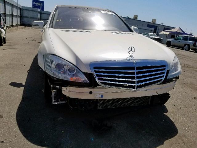 WDDNG7DB8DA529773 - 2013 MERCEDES-BENZ S 550 WHITE photo 9