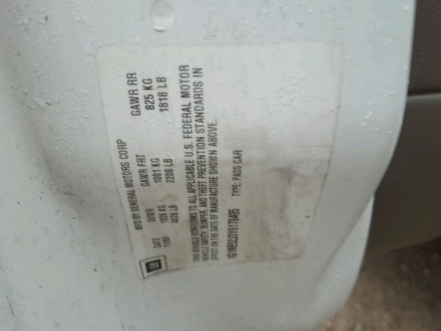 1G1NE52J3Y6178495 - 2000 CHEVROLET MALIBU LS 白色 照片 10