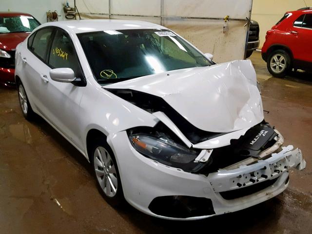 1C3CDFBB1ED693068 - 2014 DODGE DART SXT WHITE photo 1